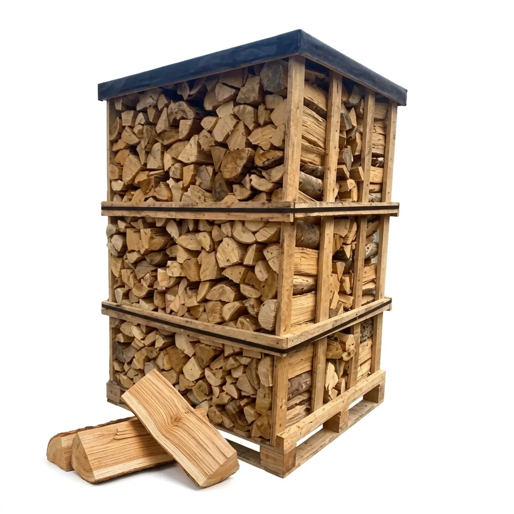 Palette 2 Stères Bûches 1m Feuillus Durs