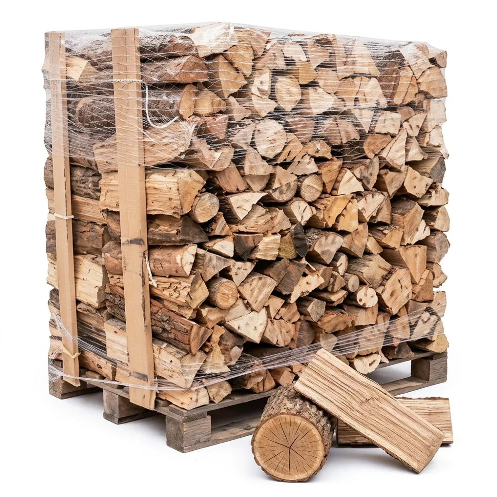 Lot 4 Palettes Chêne-Hêtre Bûches 50cm